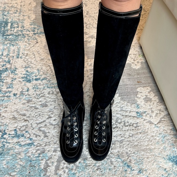 Givenchy vintage black suede riding boots with certificate of authentici… - Picture 8 of 16